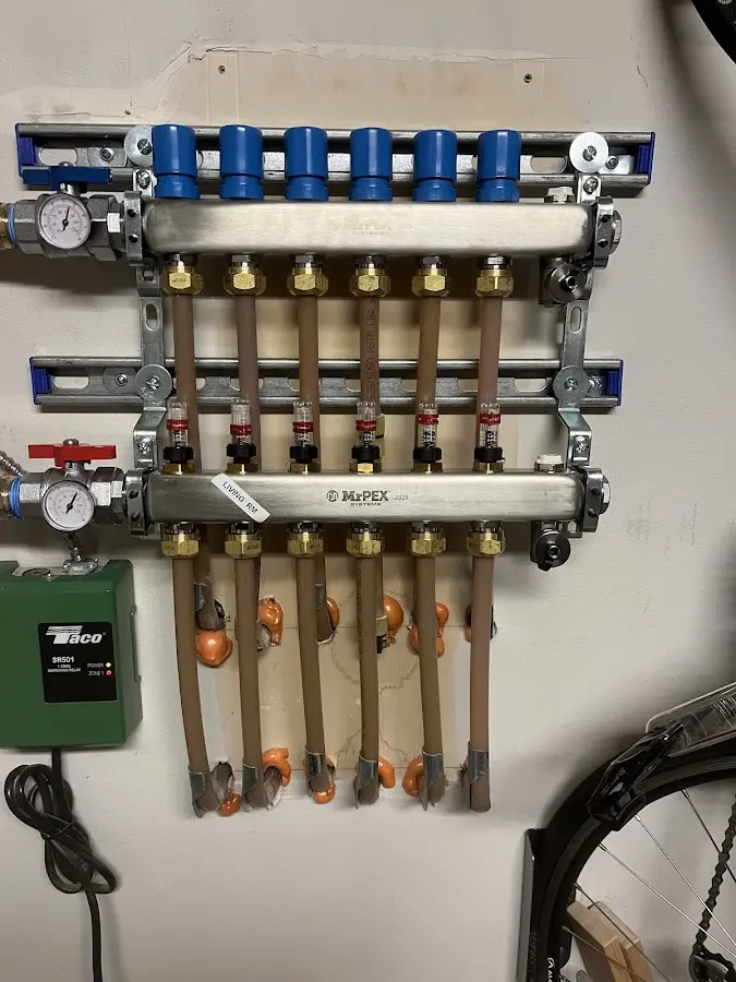Plumber performing Leak Detection at a residential property in New York